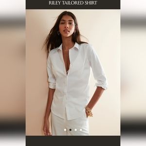 Banana Republic Riley Tailored Shirt White